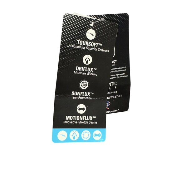 PGA Tour Golf Polo Shirt Mens Marina Blue L Licensed TourSoft Long-Sleeve - Picture 8 of 12